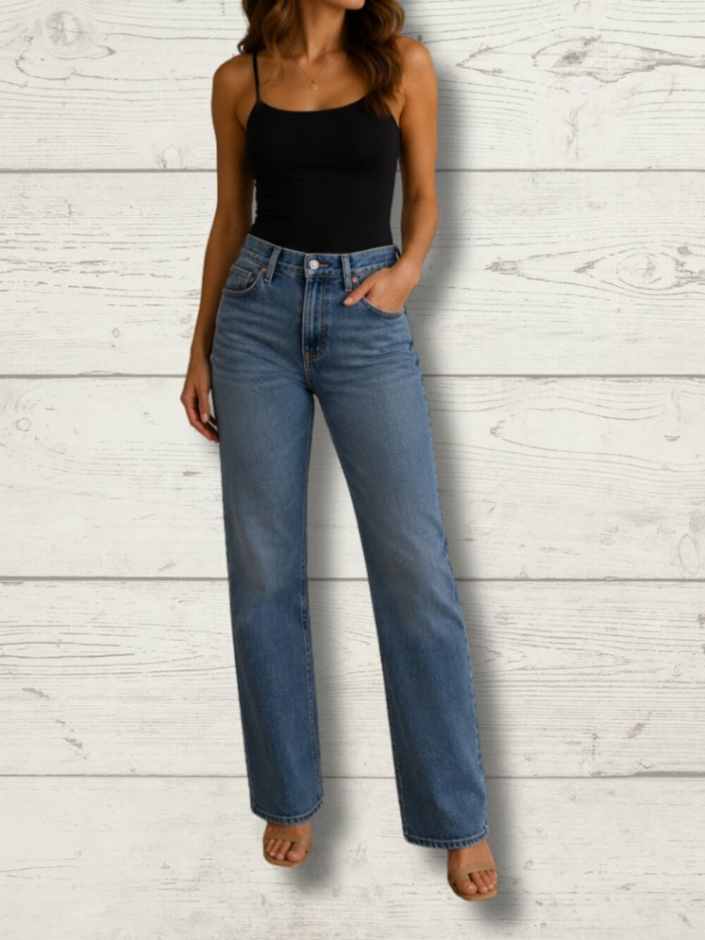 Wrangler Authentics Premium Quality Jeans – Women’s 30x32 – 100% Cotton